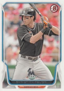 2014 Bowman #106 Christian Yelich Front