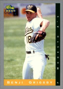 1993 Classic Best #195 Benji Grigsby Front