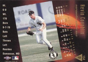 1994 Classic Best Gold #154 Kevin Coughlin Back