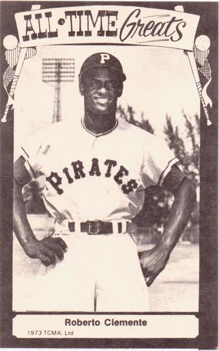 1973-80 TCMA All-Time Greats Postcards #NNO Roberto Clemente Front