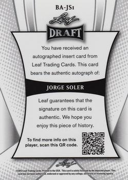 2013 Leaf Metal Draft #BA-JS1 Jorge Soler Back