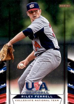 2013 Panini USA Baseball #10 Riley Ferrell Front