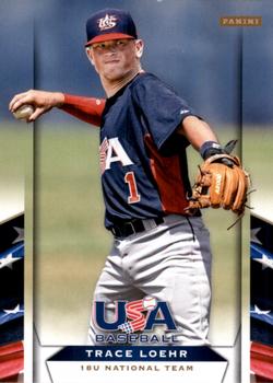 2013 Panini USA Baseball #34 Trace Loehr Front