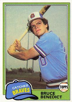 1981 Topps #108 Bruce Benedict Front