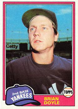 1981 Topps #159 Brian Doyle Front