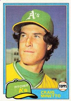 1981 Topps #316 Craig Minetto Front