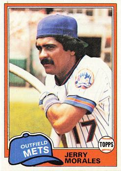 1981 Topps #377 Jerry Morales Front