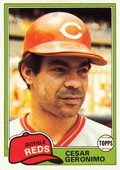 1981 Topps #390 Cesar Geronimo Front