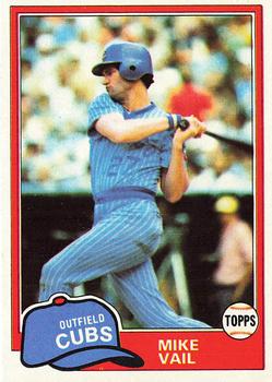 1981 Topps #471 Mike Vail Front