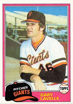 1981 Topps #588 Gary Lavelle Front