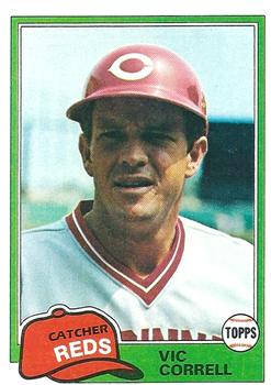 1981 Topps #628 Vic Correll Front