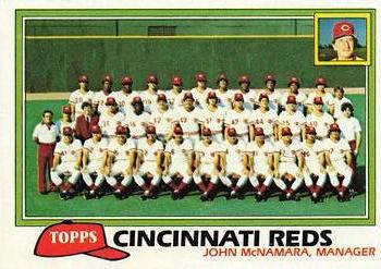 1981 Topps #677 Cincinnati Reds / John McNamara Front