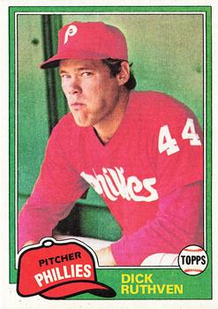 1981 Topps #691 Dick Ruthven Front