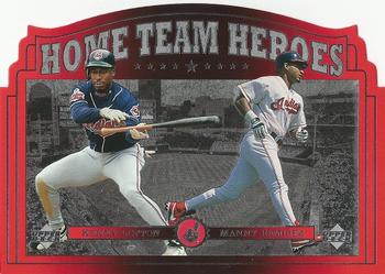 1997 Upper Deck Home Team Heroes #HT11 Kenny Lofton / Manny Ramirez Front