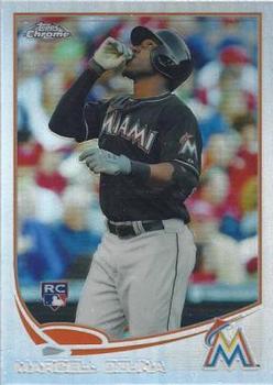 2013 Topps Chrome - Refractors #33 Marcell Ozuna Front