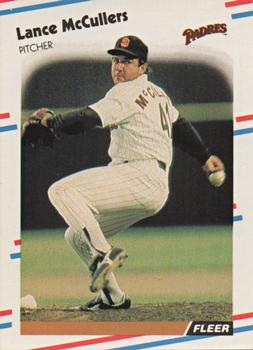 1988 Fleer - Glossy #592 Lance McCullers Front