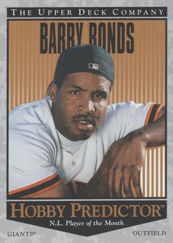 1996 Upper Deck - Predictors: Hobby #H33 Barry Bonds Front