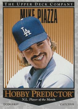 1996 Upper Deck - Predictors: Hobby #H38 Mike Piazza Front