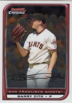 2008 Bowman Chrome #90 Barry Zito Front