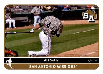 2012 Grandstand San Antonio Missions #10 Ali Solis Front