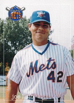 1995 Multi-Ad Pittsfield Mets #NNO Joe Lisio Front