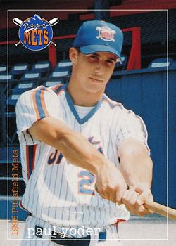1995 Multi-Ad Pittsfield Mets #NNO P.J. Yoder Front