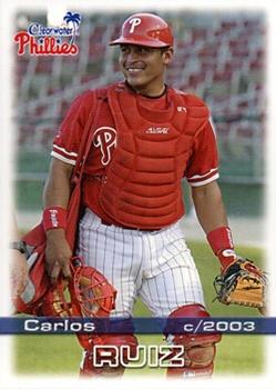2003 Grandstand Clearwater Phillies #NNO Carlos Ruiz Front