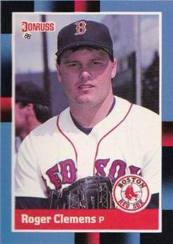 1988 Donruss Boston Red Sox Team Collection #51 Roger Clemens Front