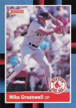 1988 Donruss Boston Red Sox Team Collection #339 Mike Greenwell Front