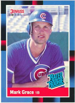 1988 Donruss Chicago Cubs Team Collection #40 Mark Grace Front