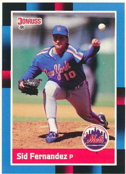 1988 Donruss New York Mets Team Collection #118 Sid Fernandez Front