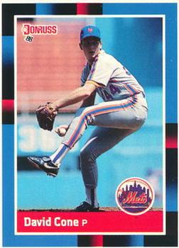 1988 Donruss New York Mets Team Collection #653 David Cone Front