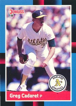 1988 Donruss Oakland Athletics Team Collection #528 Greg Cadaret Front