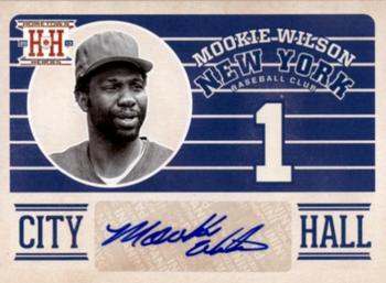 2013 Panini Hometown Heroes - City Hall Signatures #CHMW Mookie Wilson Front