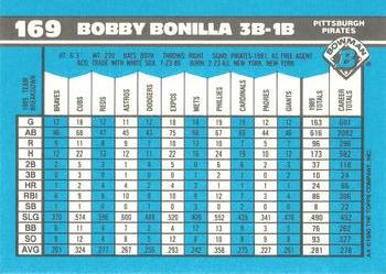 1990 Bowman - Limited Edition (Tiffany) #169 Bobby Bonilla Back