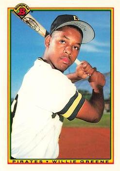 1990 Bowman - Limited Edition (Tiffany) #173 Willie Greene Front