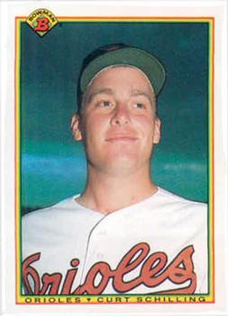 1990 Bowman - Limited Edition (Tiffany) #246 Curt Schilling Front