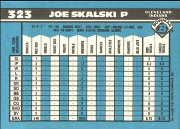 1990 Bowman - Limited Edition (Tiffany) #323 Joe Skalski Back