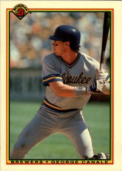 1990 Bowman - Limited Edition (Tiffany) #392 George Canale Front