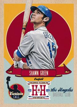 2013 Panini Hometown Heroes - Curtain Call #CC5 Shawn Green Front