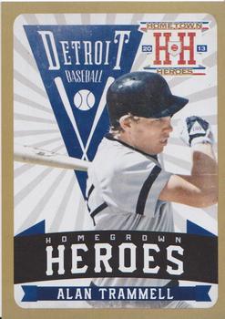 2013 Panini Hometown Heroes - Homegrown Heroes Gold #HH7 Alan Trammell Front