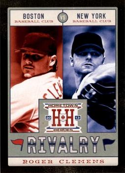 2013 Panini Hometown Heroes - Rivalry Black #R3 Roger Clemens Front