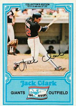 1981 Topps Drake's Big Hitters #15 Jack Clark Front
