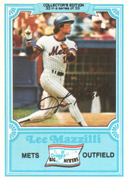 1981 Topps Drake's Big Hitters #33 Lee Mazzilli Front