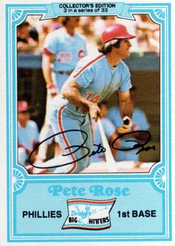 1981 Topps Drake's Big Hitters #3 Pete Rose Front
