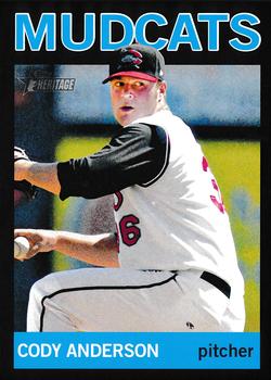 2013 Topps Heritage Minor League - Black #37 Cody Anderson Front