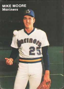 1984 Mother's Cookies Seattle Mariners #5 Mike Moore Front