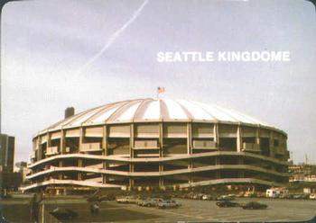 1985 Mother's Cookies Seattle Mariners #28 Seattle Kingdome Front