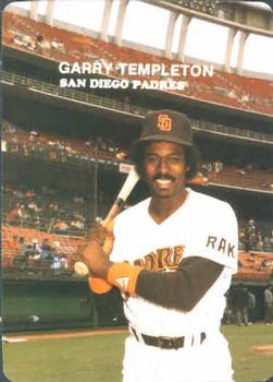 1985 Mother's Cookies San Diego Padres #7 Garry Templeton Front