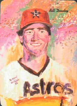 1986 Mother's Cookies Houston Astros #25 Bill Dawley Front
